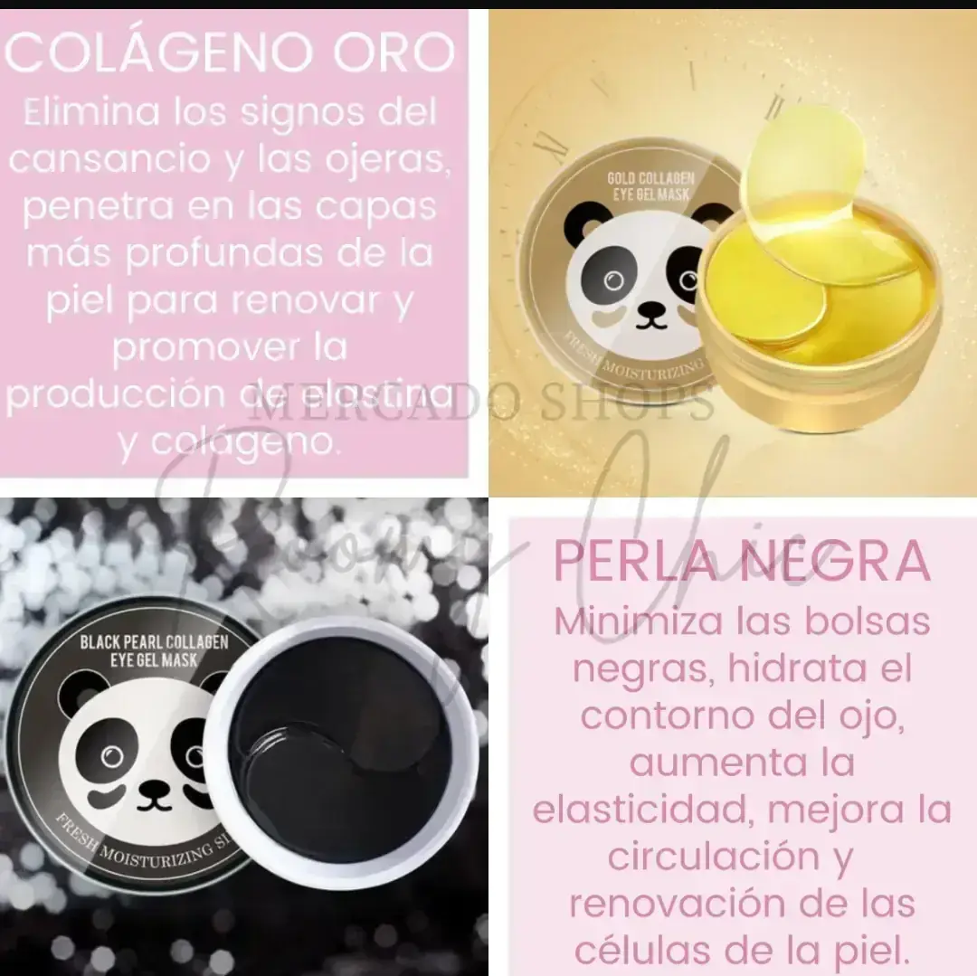 Parche para ojos colageno 3