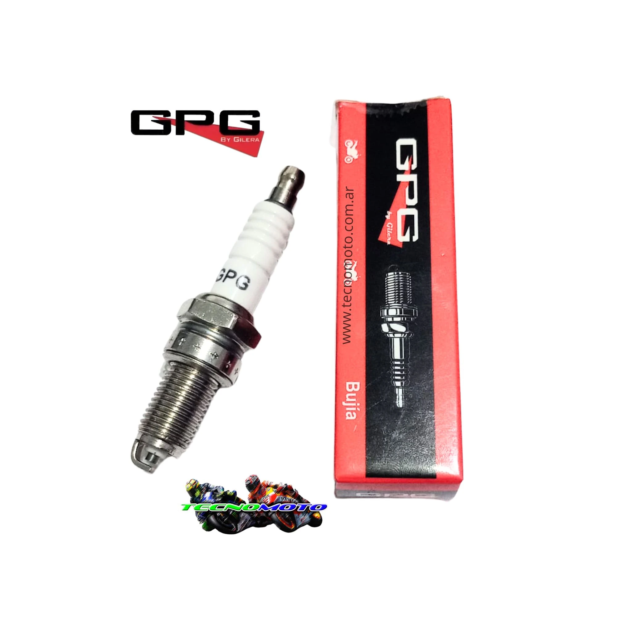 BUJIA 12 MM R/LARGA  D8EA - D8TC  -CG 125 -49167