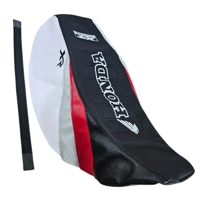 TP XR 150 L / TP XR 190 L / Forro Tapizado Cold Line Negro rojo gris cola blanca letrero en medio DW