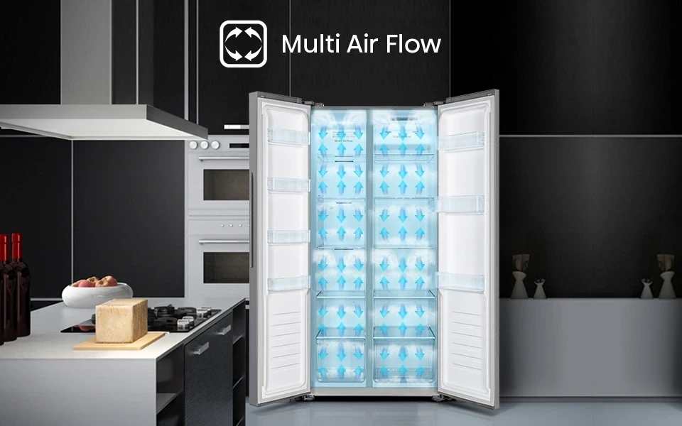 Heladera HISENSE side by side 468LTS  2