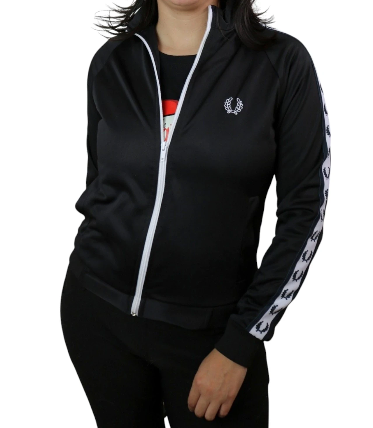 Chaqueta deportiva negra talla S