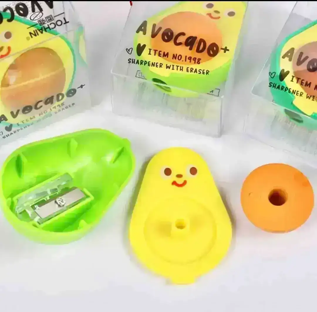 Sacapunta con Borrador Aguacate 2