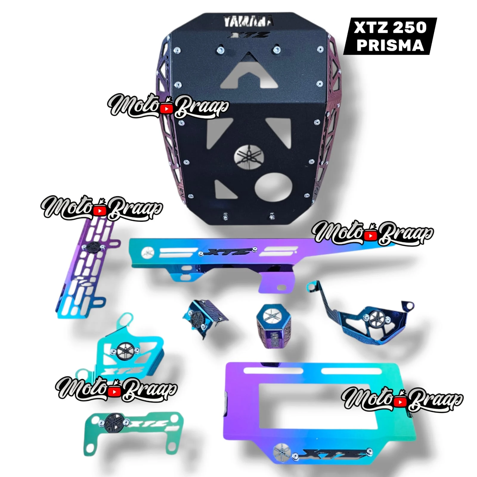 AC XTZ 250 Combo acero prisma X 9 unidadespechera