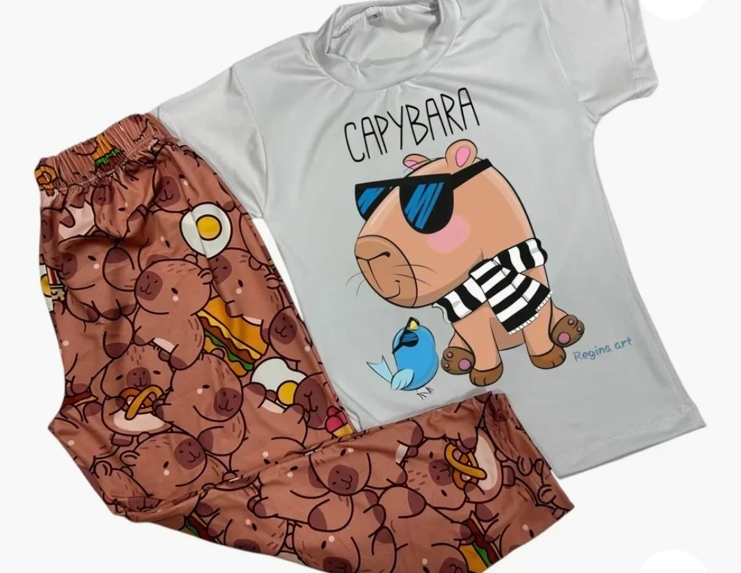 Pijama capibara niño