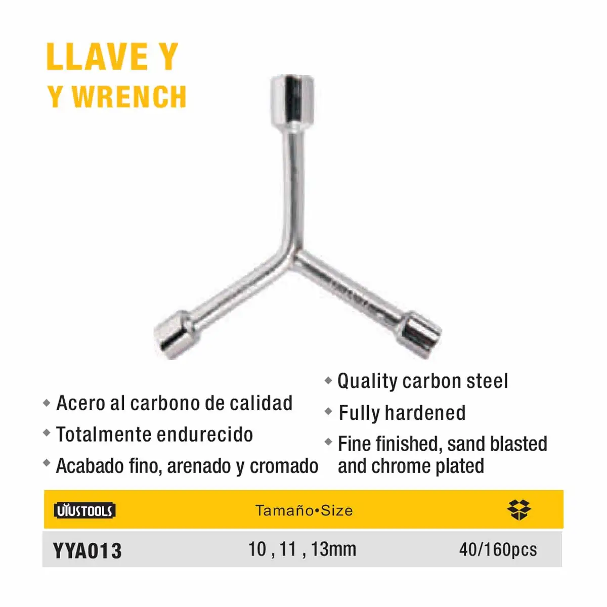 LLAVE TIPO YE "Y" UYUST MEDIAN Nro 10-11-13