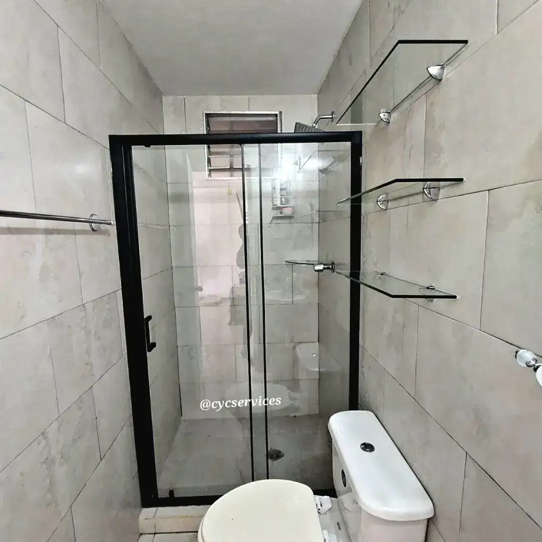 Puerta de baño Classic Black