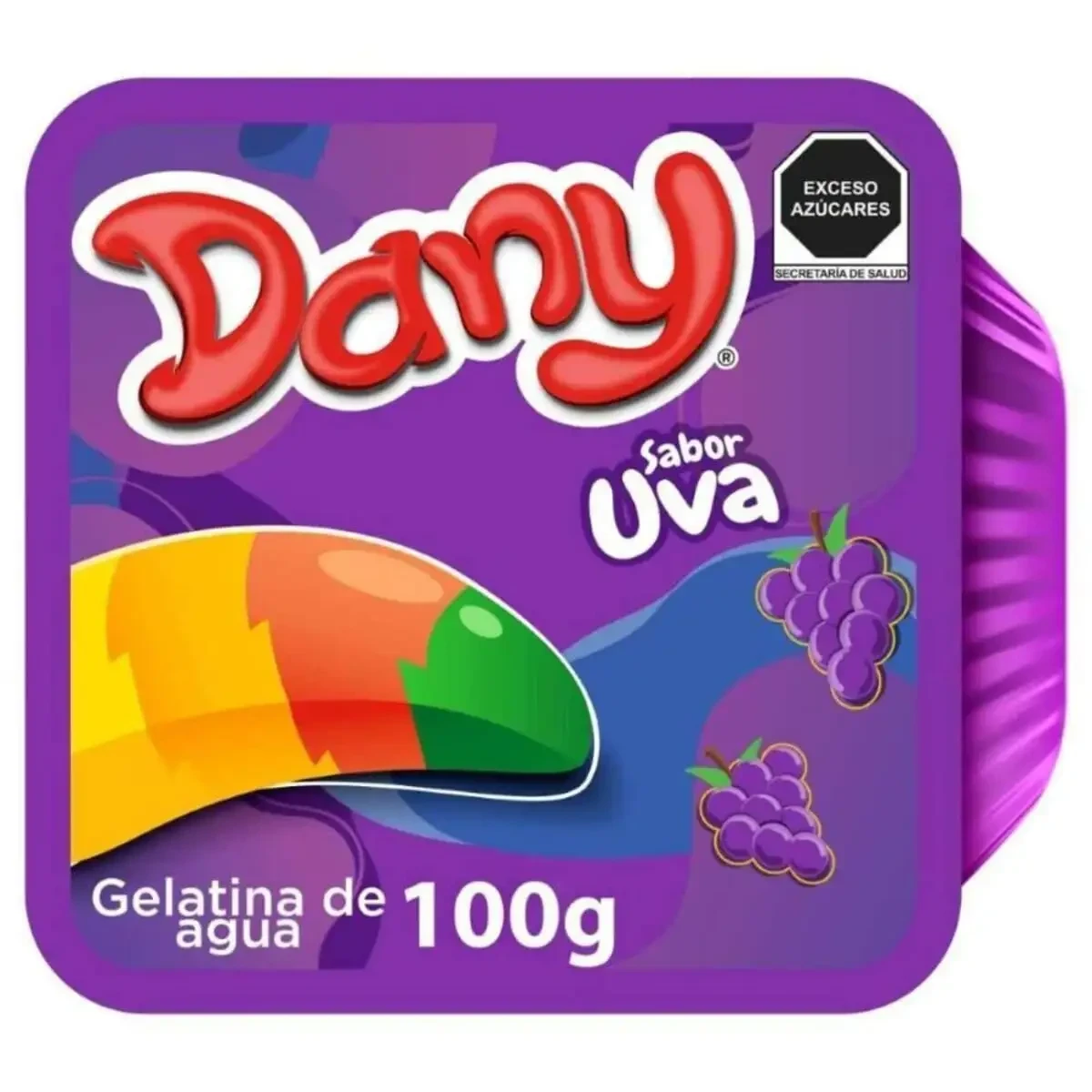 GELATINA SABOR UVA DANY 100 G – GELATINA DE AGUA