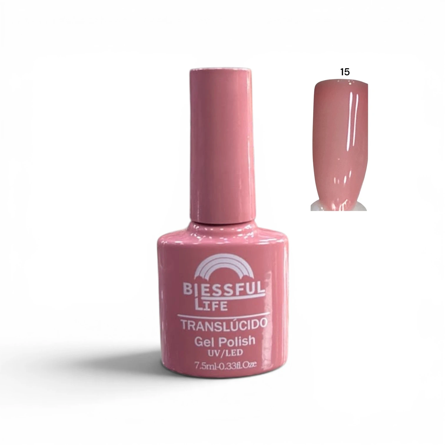 biessful life esmalte semi permanente traslucido 15