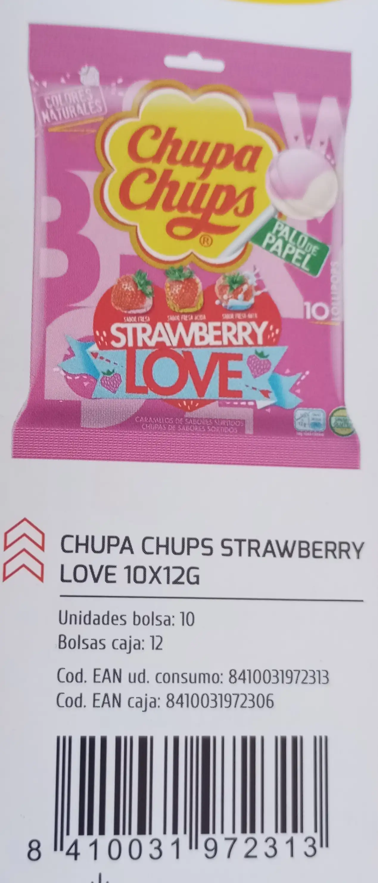 CHUPA CHUPS STRAWBERRY LOVE
