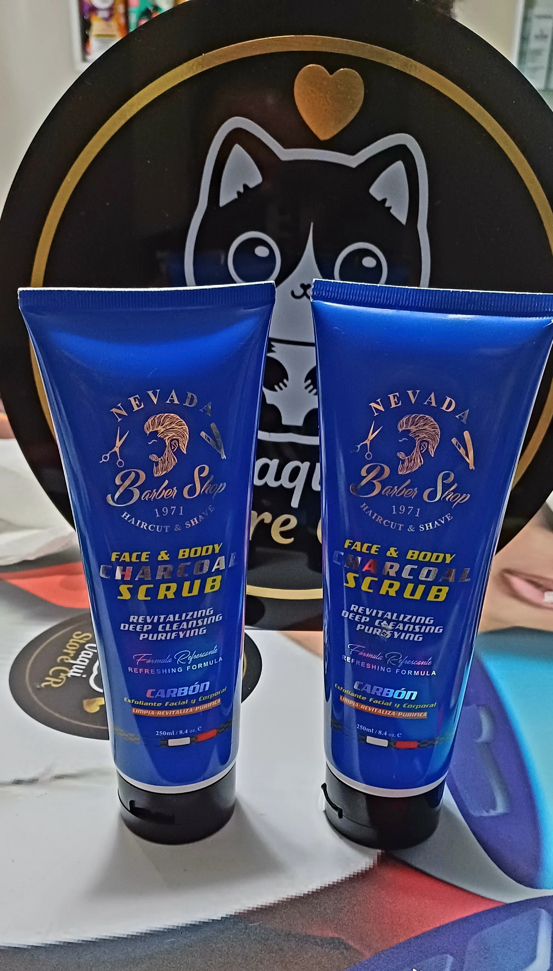 EXFOLIANTE FACIAL Y CORPORAL BARBER SHOP