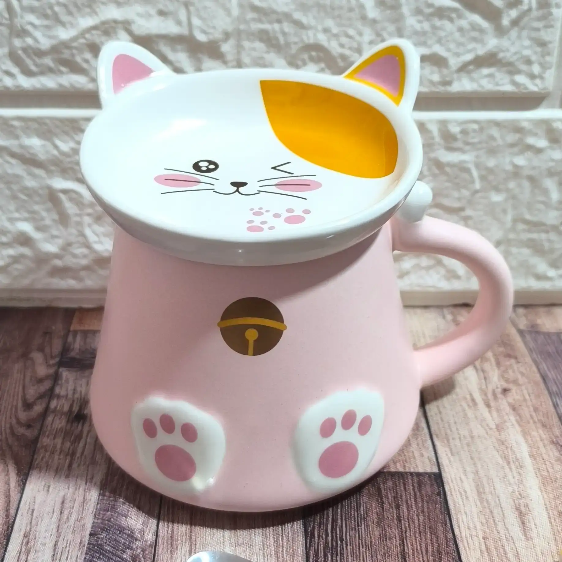 Taza Gatito con posa saquito/tapa 3