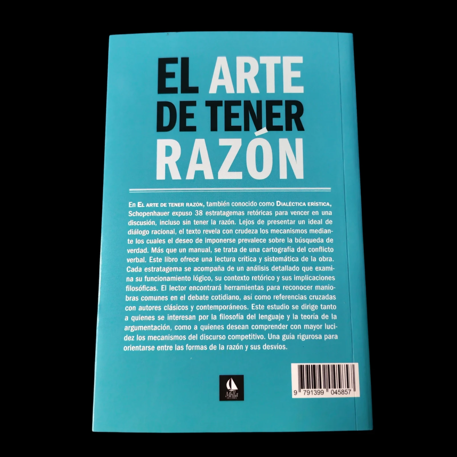 El arte de tener razón, Arthur Schopenhauer nuevo  2