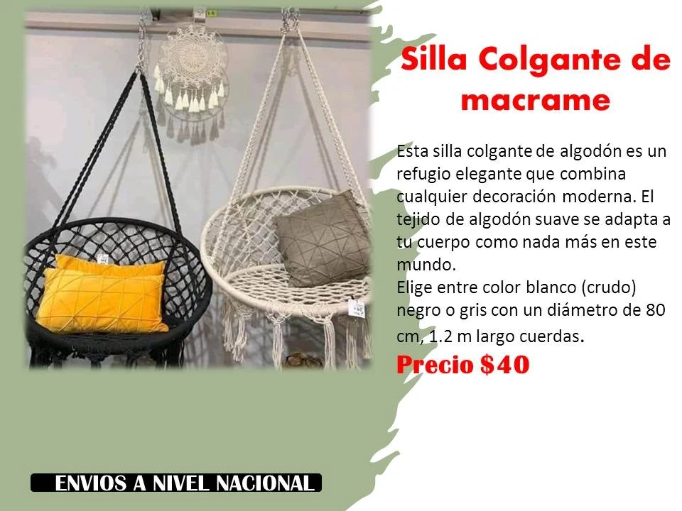 Silla colgante 