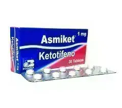 ASMIKET TAB 1 MG CJA X 30 TAB KETOTIFENO LABQUIFAR