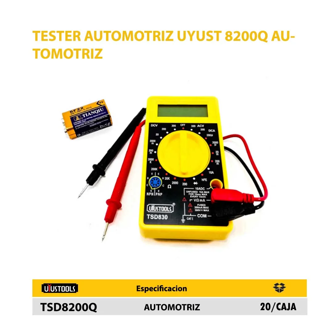 TESTER AUTOMOTRIZ UYUST 8200Q 