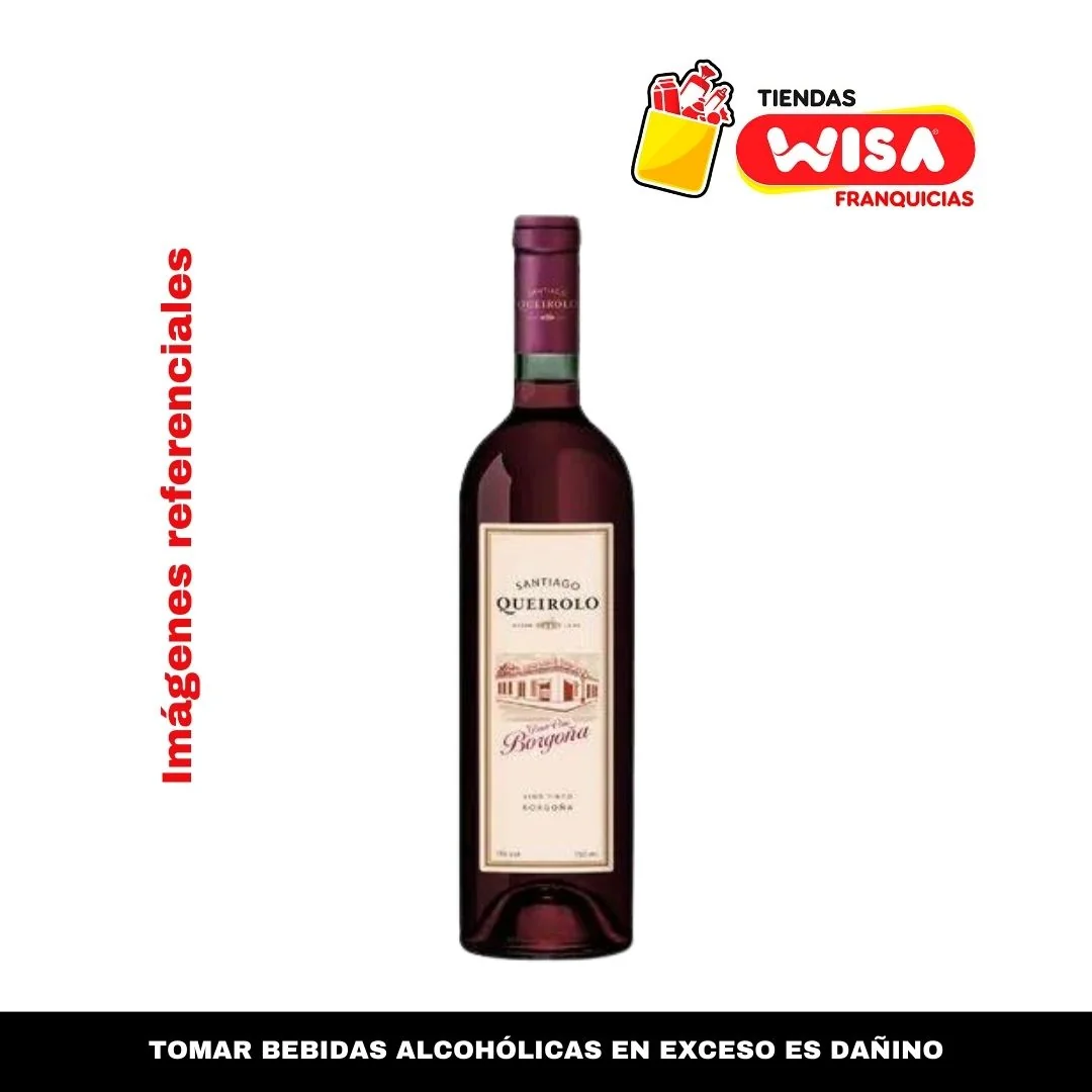 Vino Santiago Queirolo Borgoña 750 ML