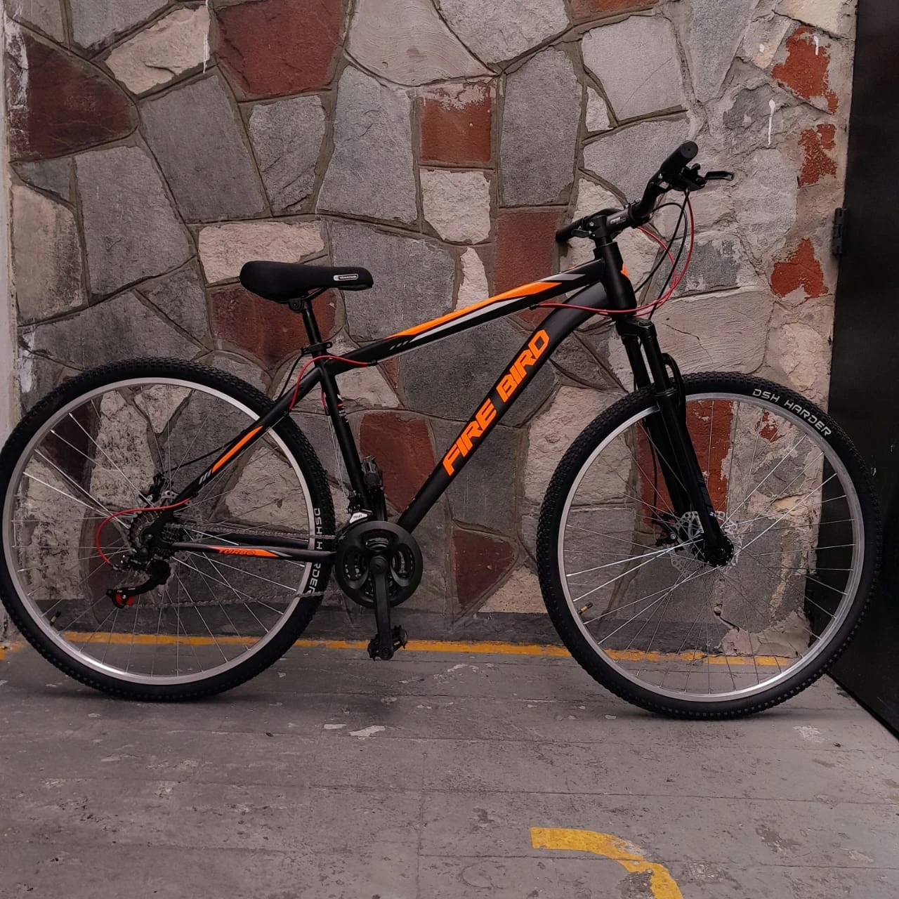 BICICLETA FIREBIRD TURBO NEGRO/NARANJA TALLE 18