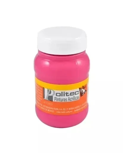 Politec pintura rosa mexicano  frasco 100 ml