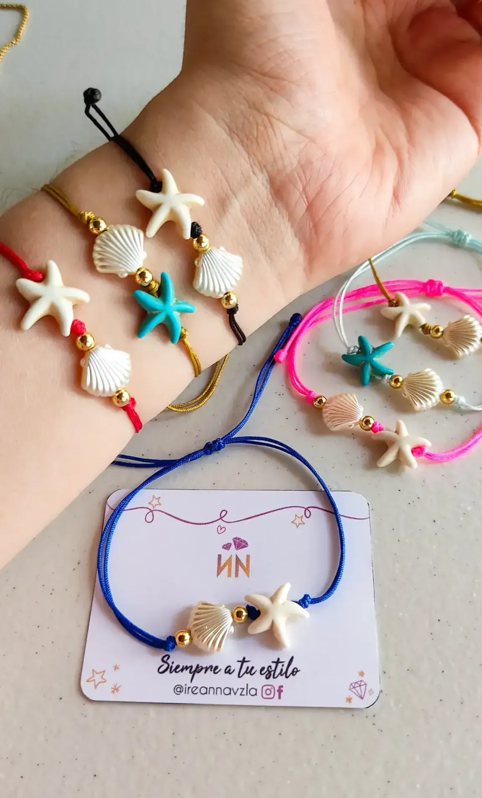 Hilitos de mar de colores 🌈