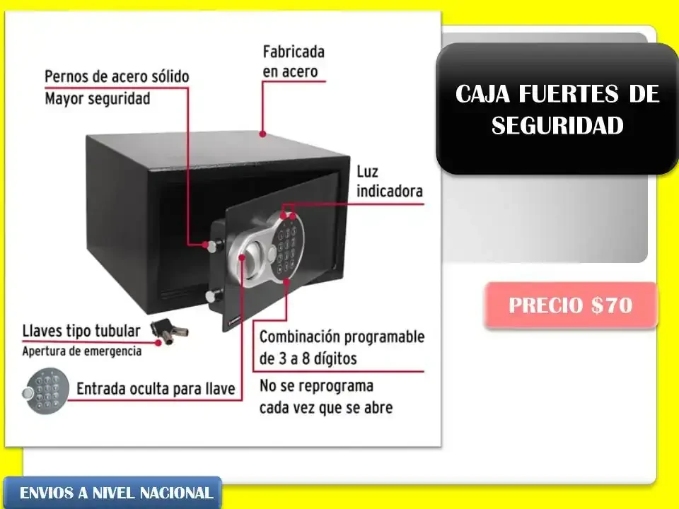 Caha fuerte con clave 