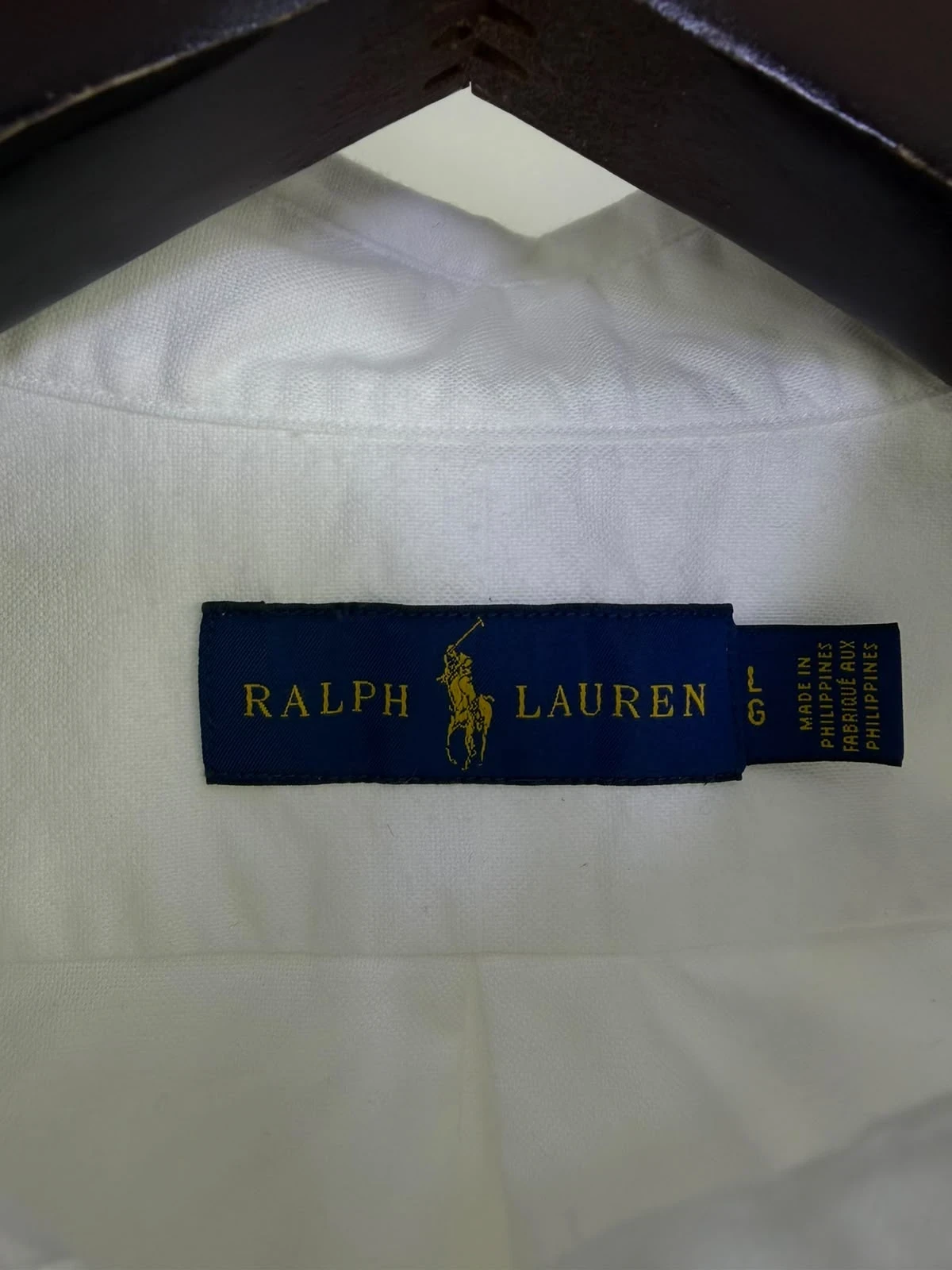 RALPH LAUREN WHITE OXFORD SHIRT 3