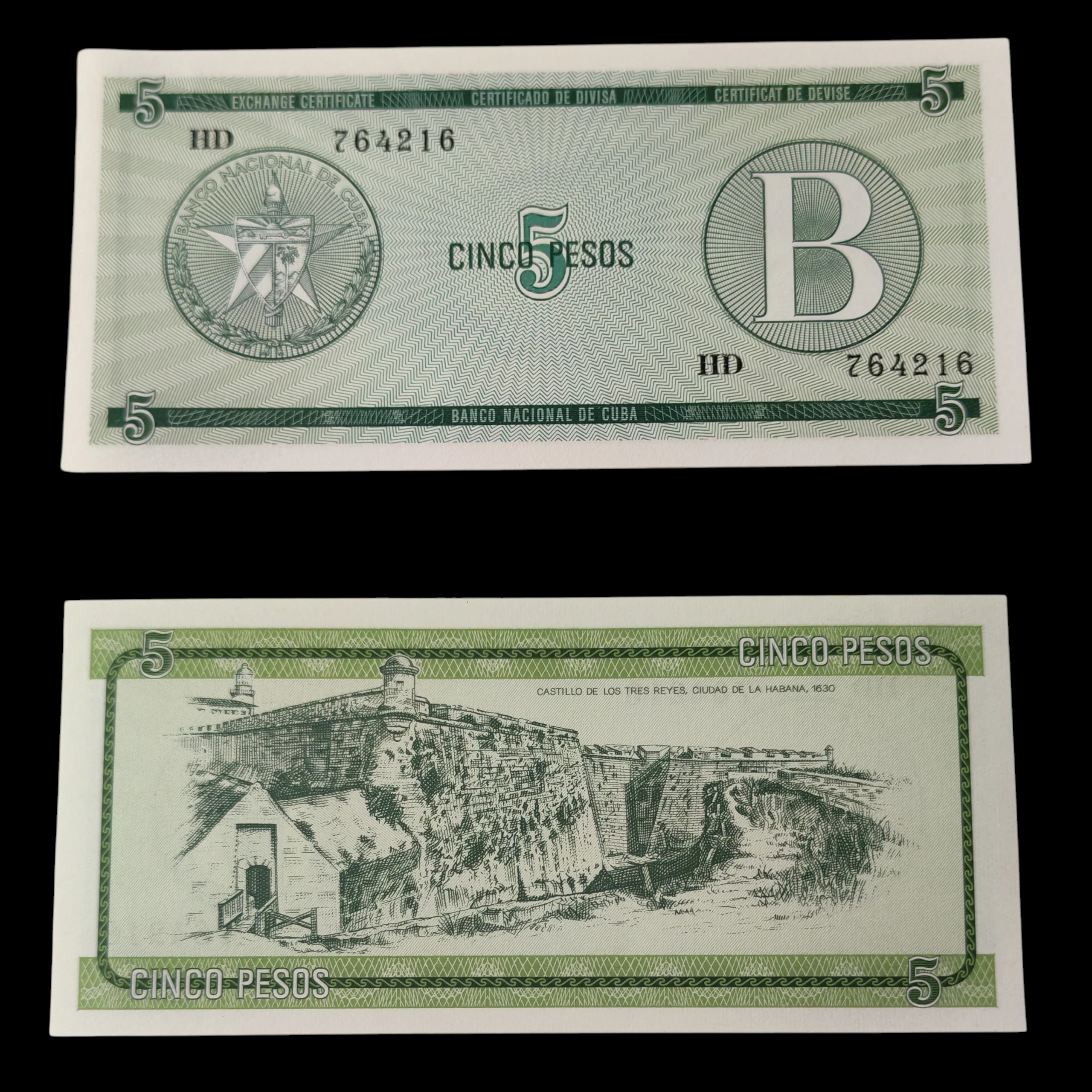 ° Cuba 5 pesos UNC