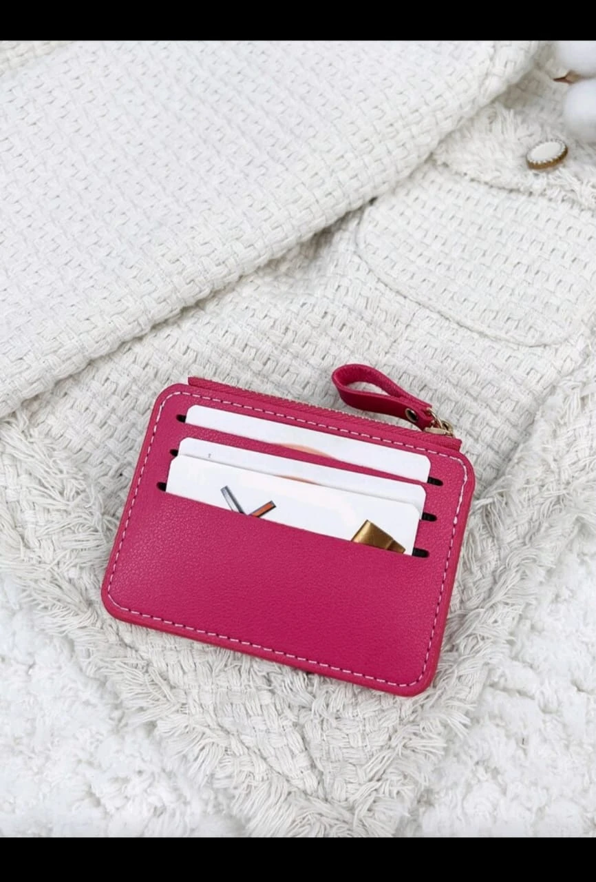 Monedero Tarjetero Southland Ultra-Slim– Diseño Minimalista en Poliuretano con Cierre Dorado. 2