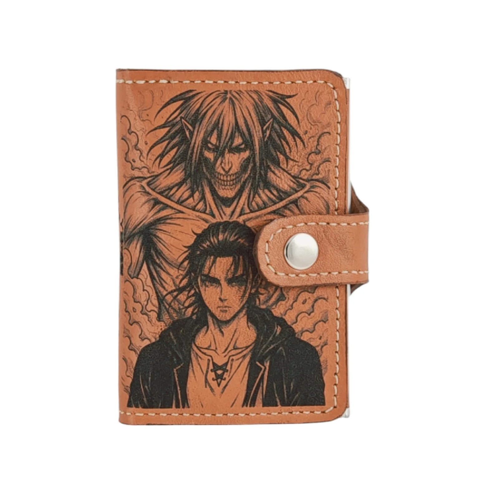 Tarjetero de Cuero "Attack on Titan: Eren & Levi Edition"