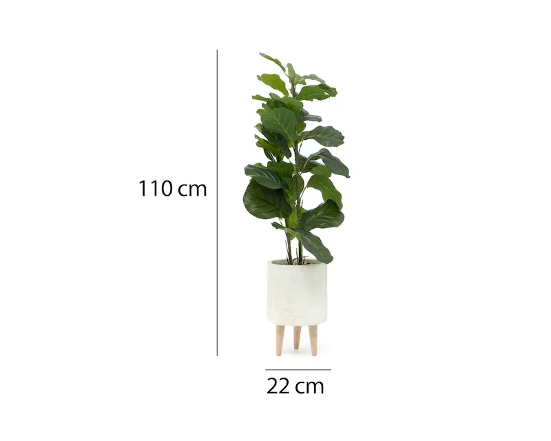 Planta Pandurata 110cm Artificial con Maceta decorativa 3