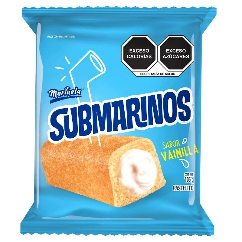 SUBMARINOS VAINILLA 105G