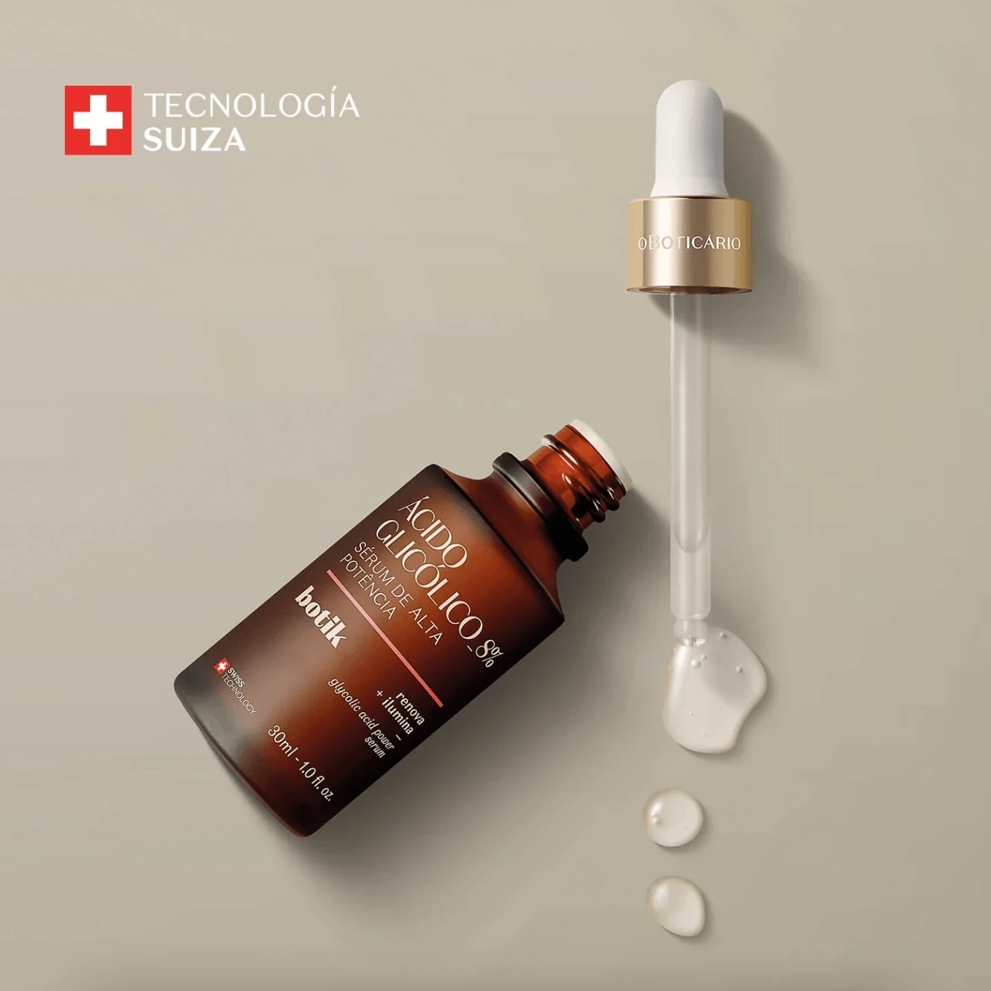 Botik Ácido Glicólico Sérum Facial De Alta Potencia, 30ml 2