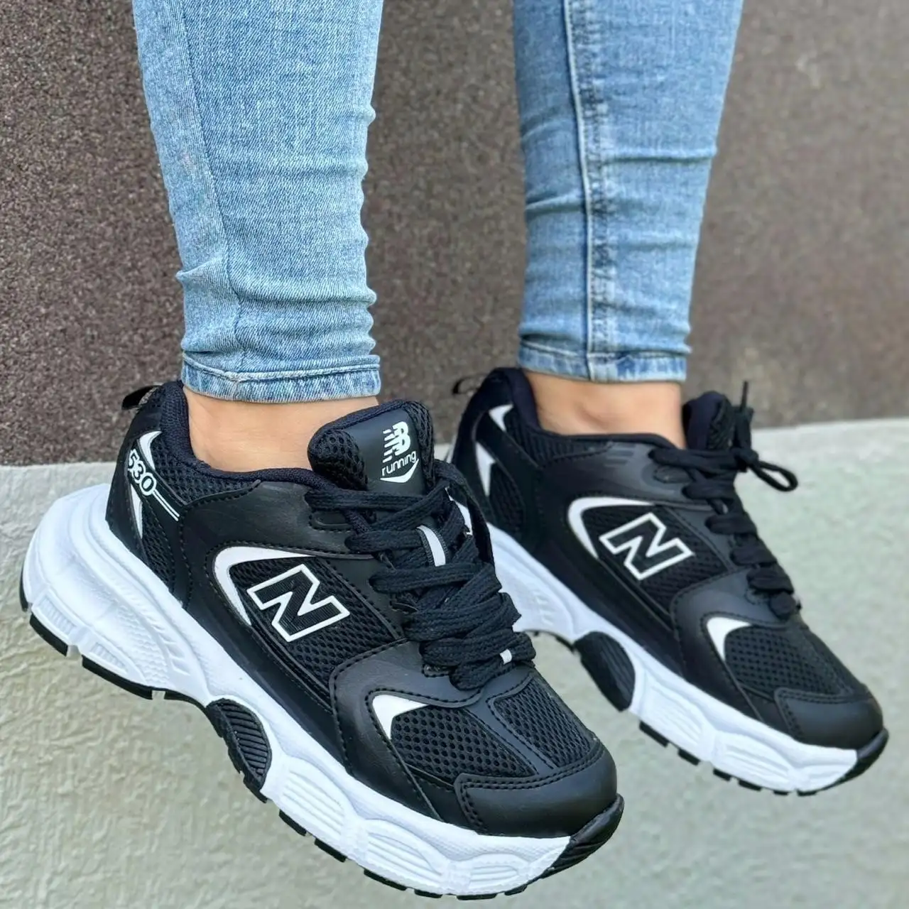 Tenis New Balance Burbuja Negro Dama 