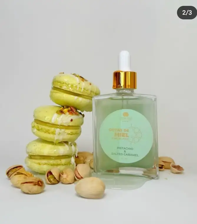 Gotas de miel- Pistacho y caramelo salado 2