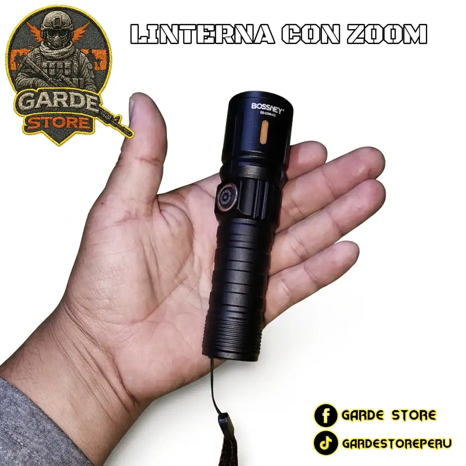 LINTERNA TÁCTICA CON CARGA INVERSA  3
