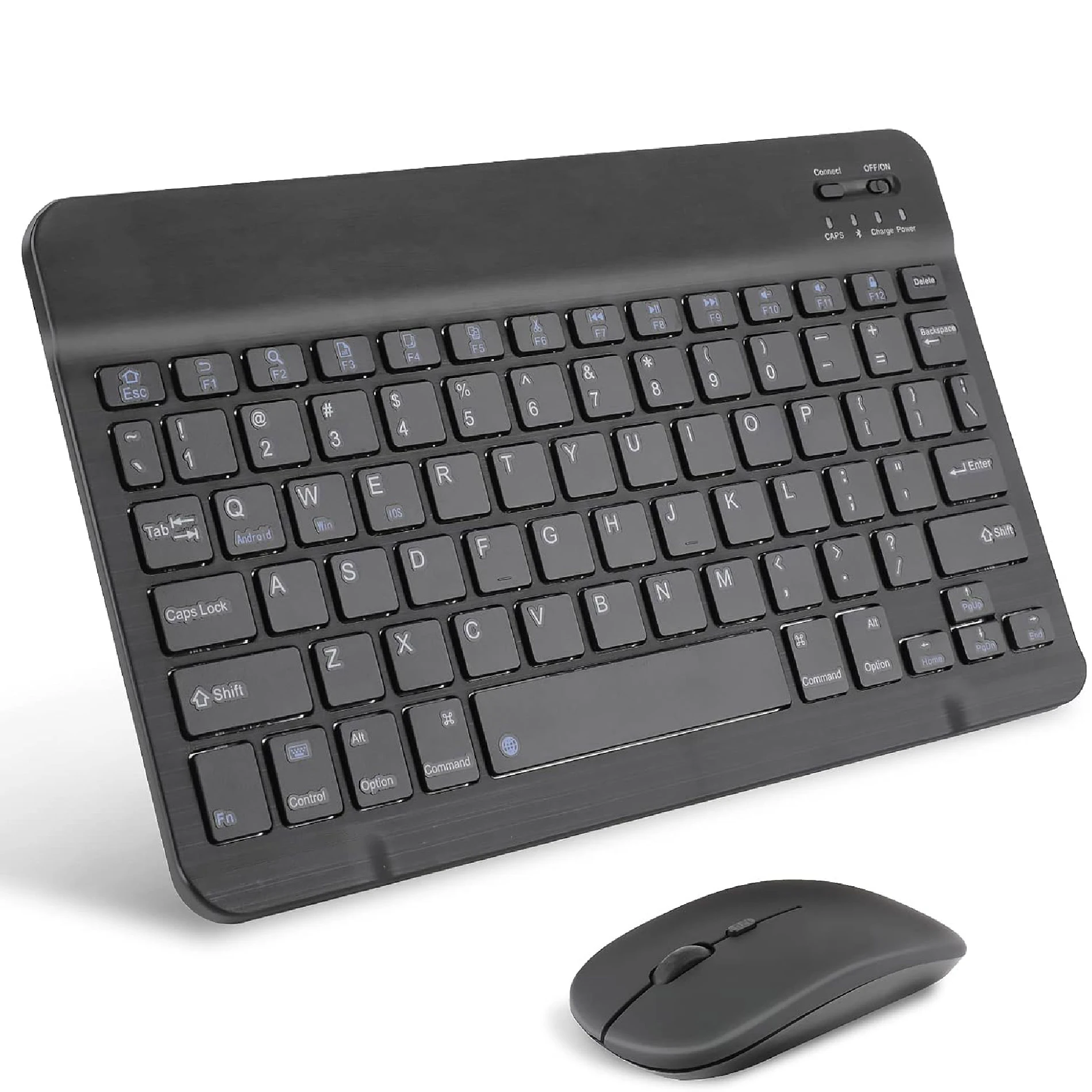 Set 3 en 1 Teclado Bluetooth + Mouse + Soporte  3