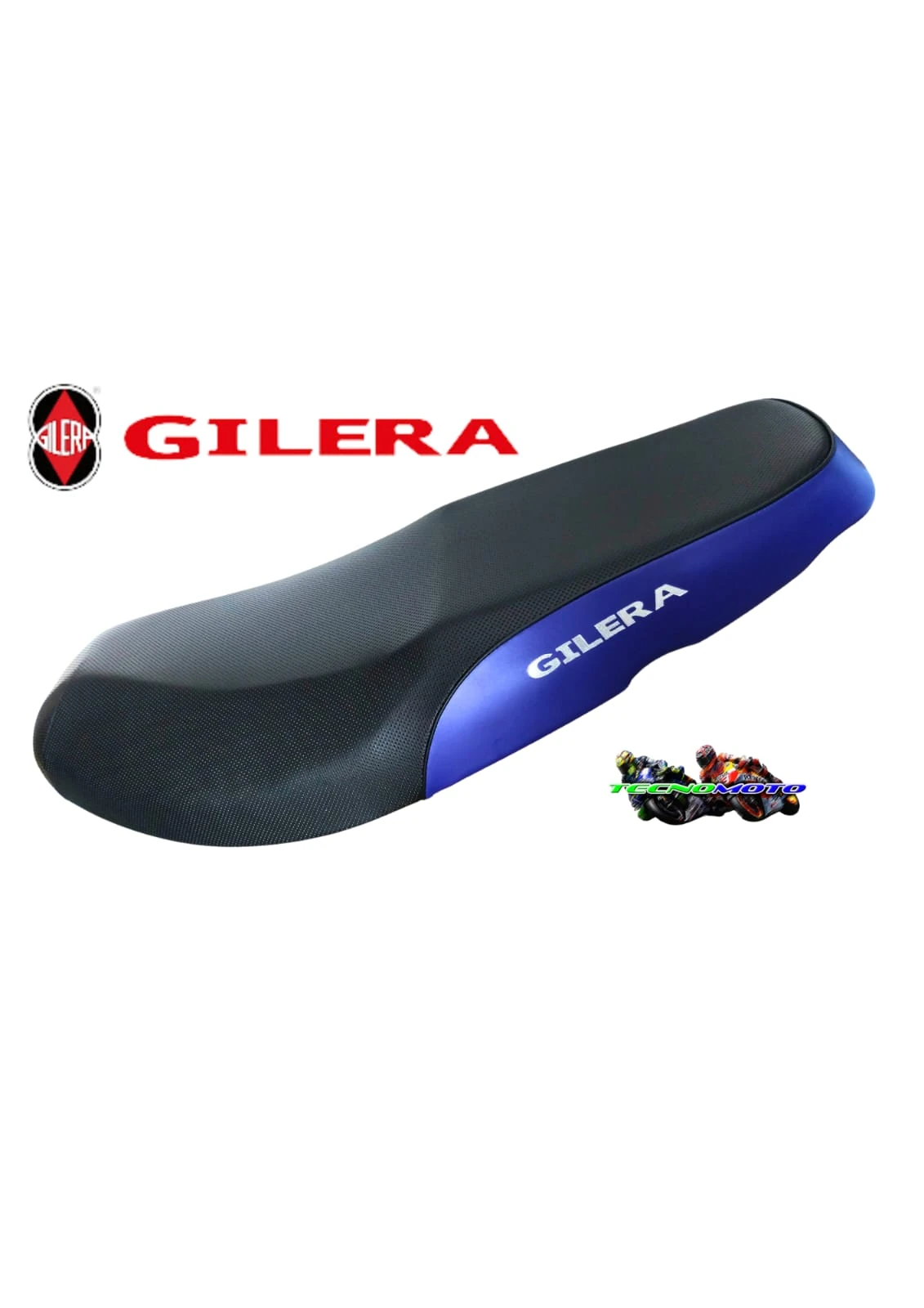 ASIENTO GILERA 110 SMASH -AZUL/NEGRO    [GILERA] -47877