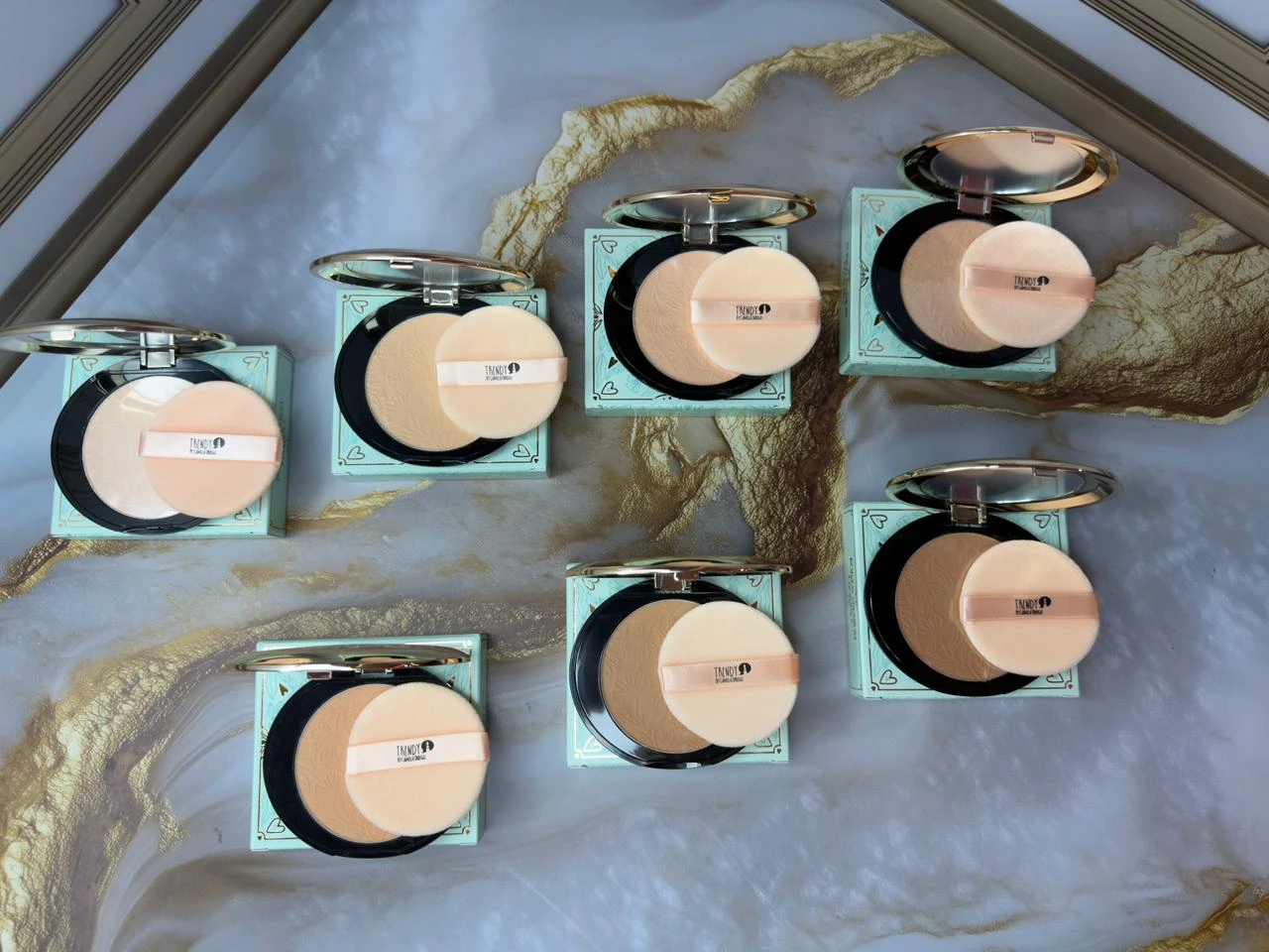Polvo compacto golden Trendy 5