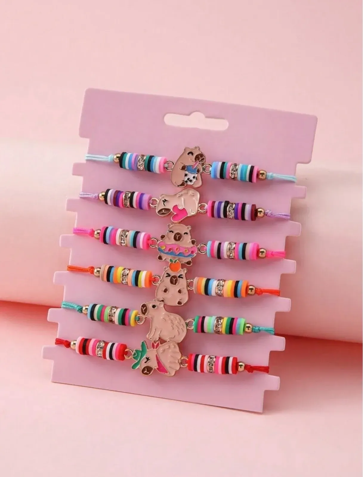 Pulseras de capibara