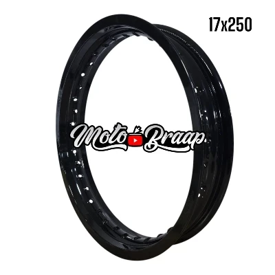 17 x 250 Rin evol Aluminio color negro 36 huecos