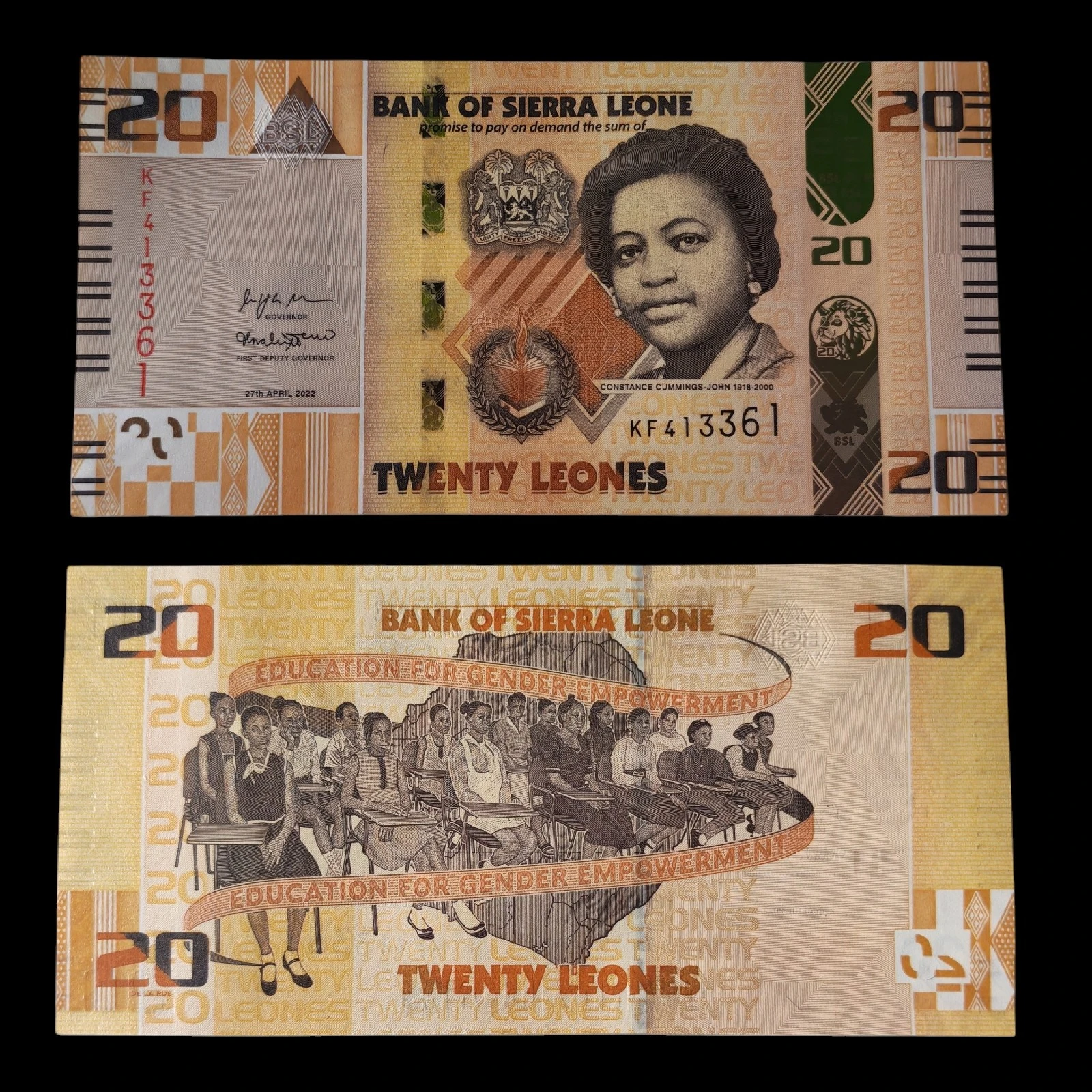 ° Sierra Leona 20 Leones UNC