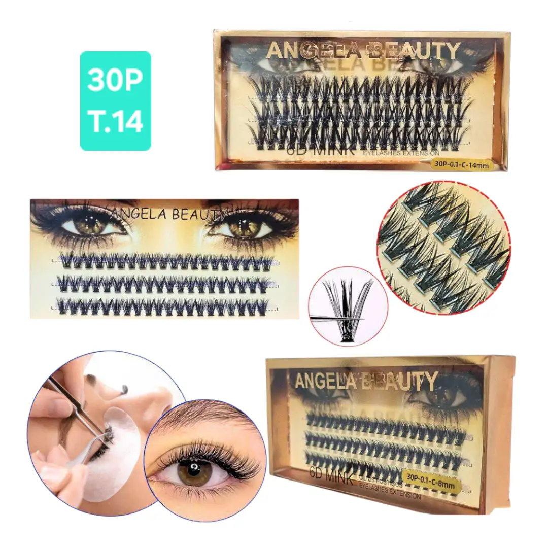 Pestañas Individuales Angela Beauty 30P 4
