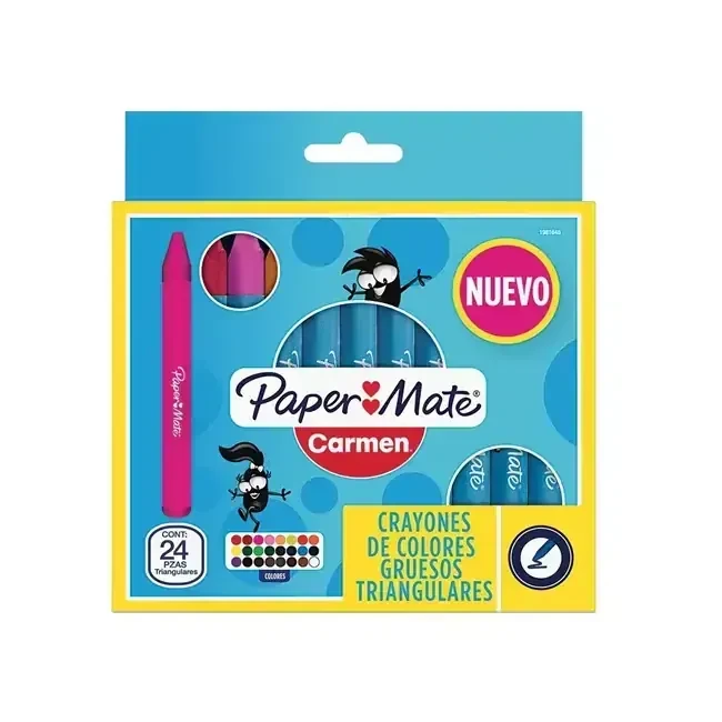Crayolas carmen con 24 colores jumbo 2