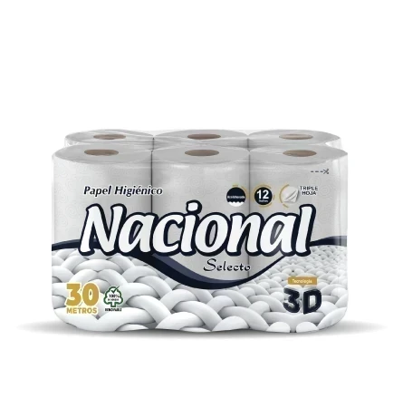 NACIONAL CELECTO  DE 12 ROLLOS 