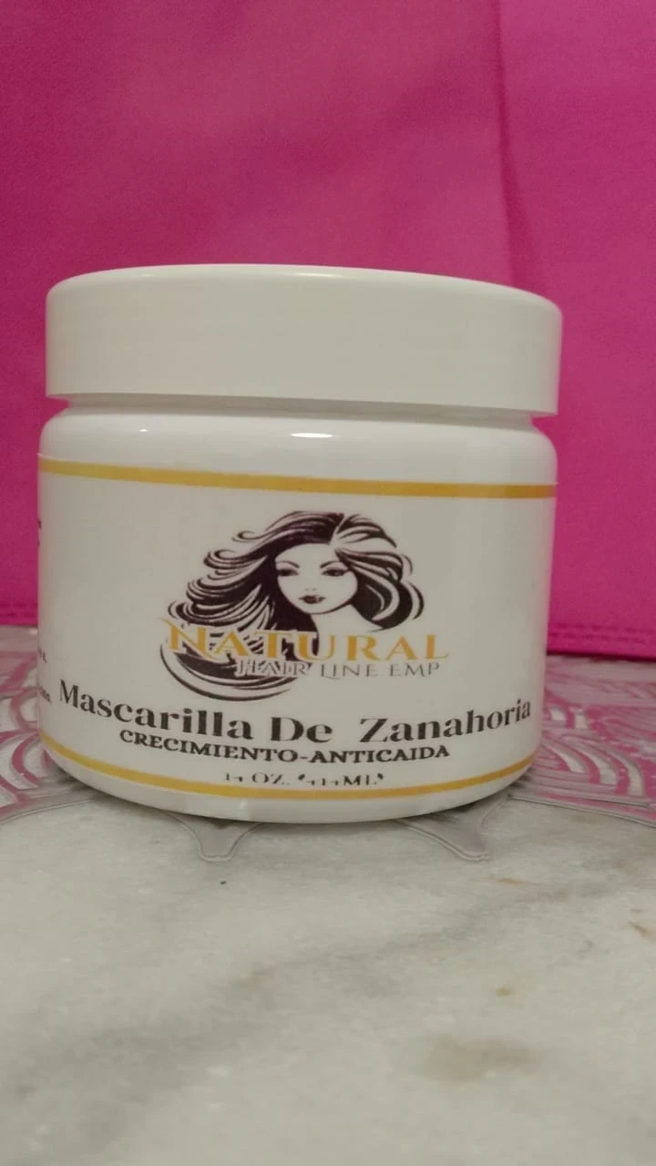 Mascarilla Natural  Zanahoria 16 onza
