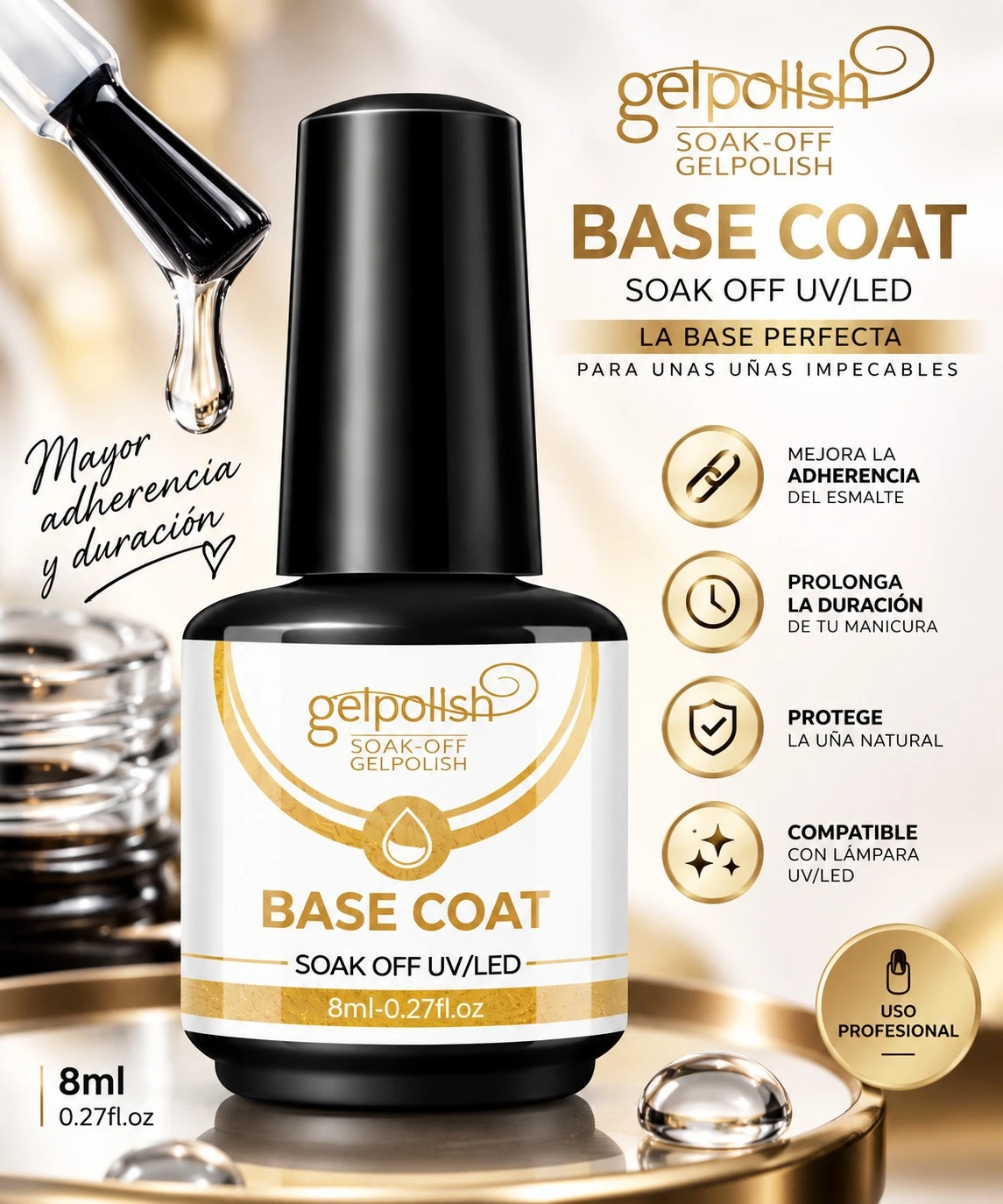 gelpolish base coat mini x 8ml