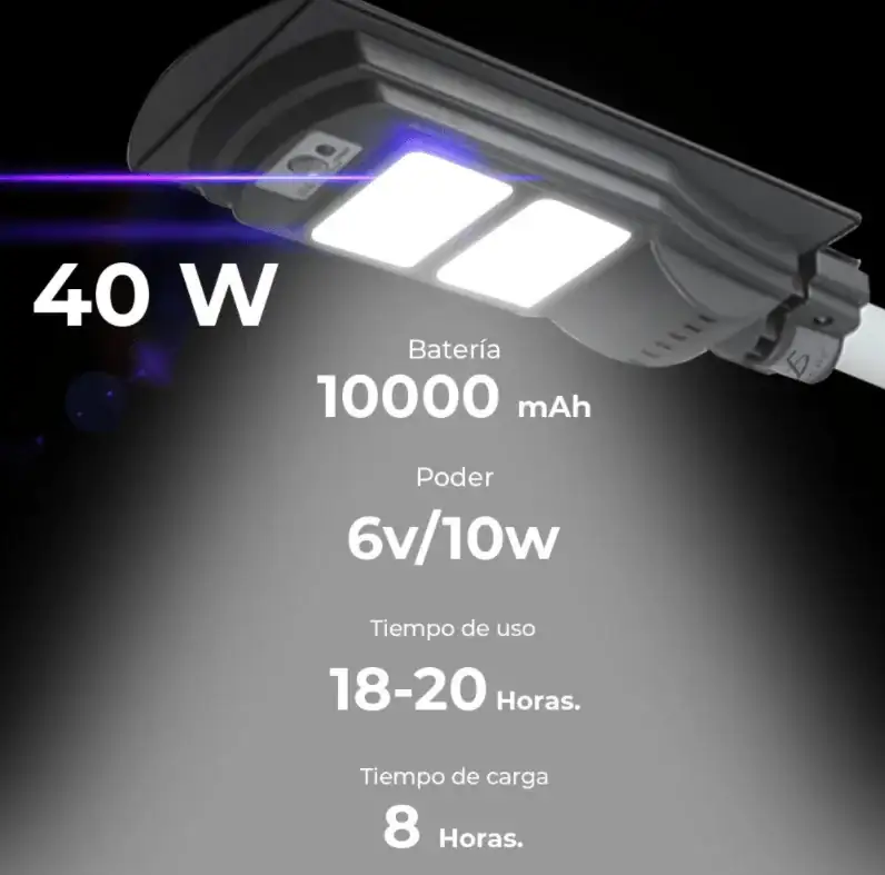 Lampara Led Urbana 2 Celdas  2
