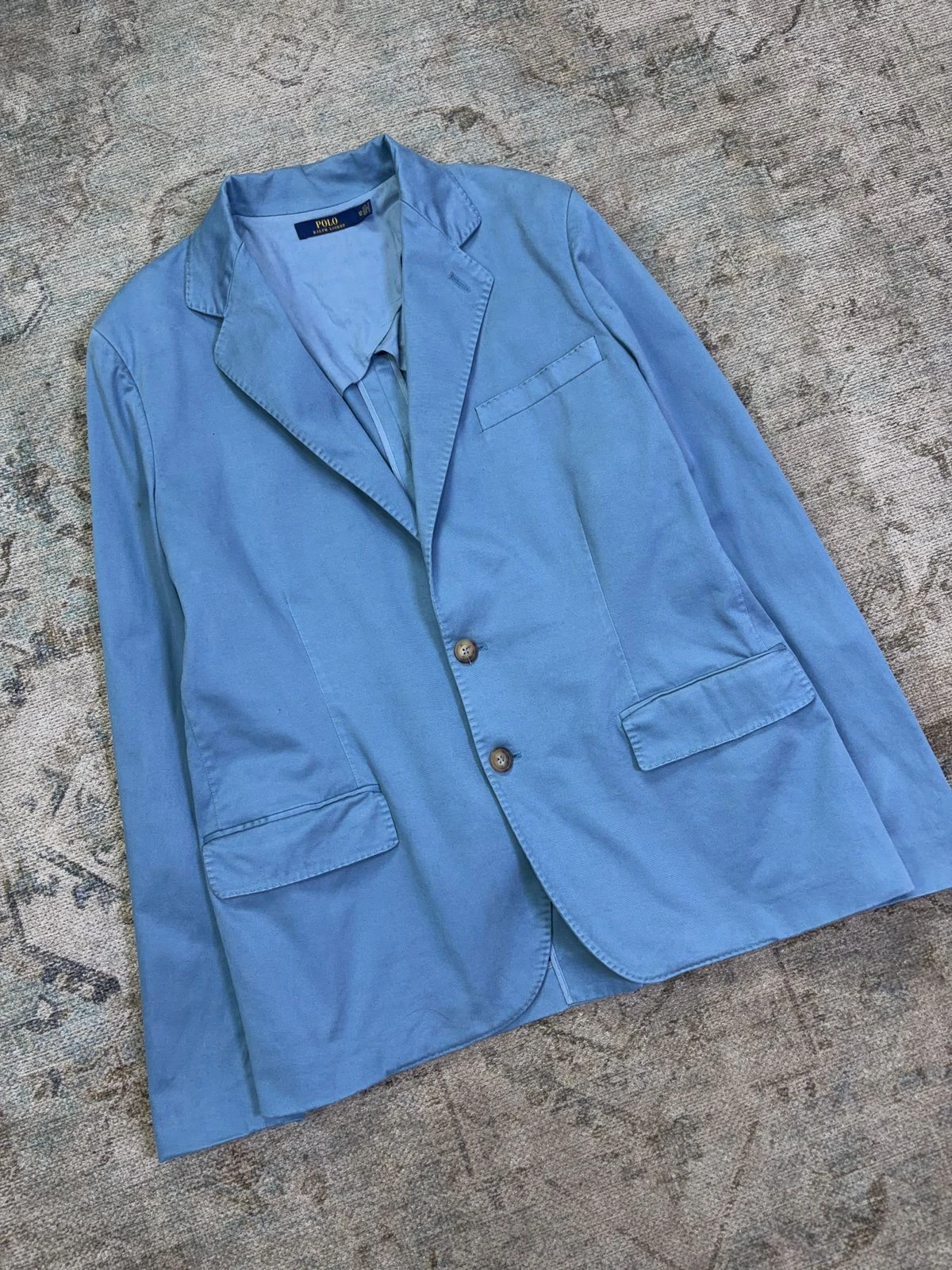 POLO RALPH LAUREN UNSTRUCTURED COTTON BLAZER