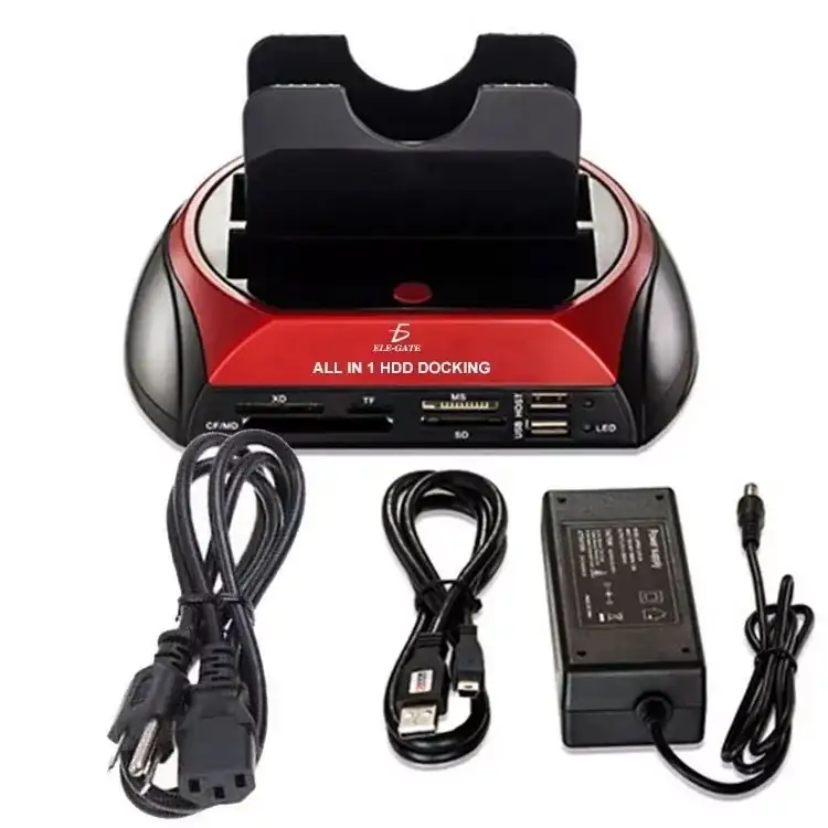 Case Dock Station Disco Duro 2.5 3.5 Sata Ide  3