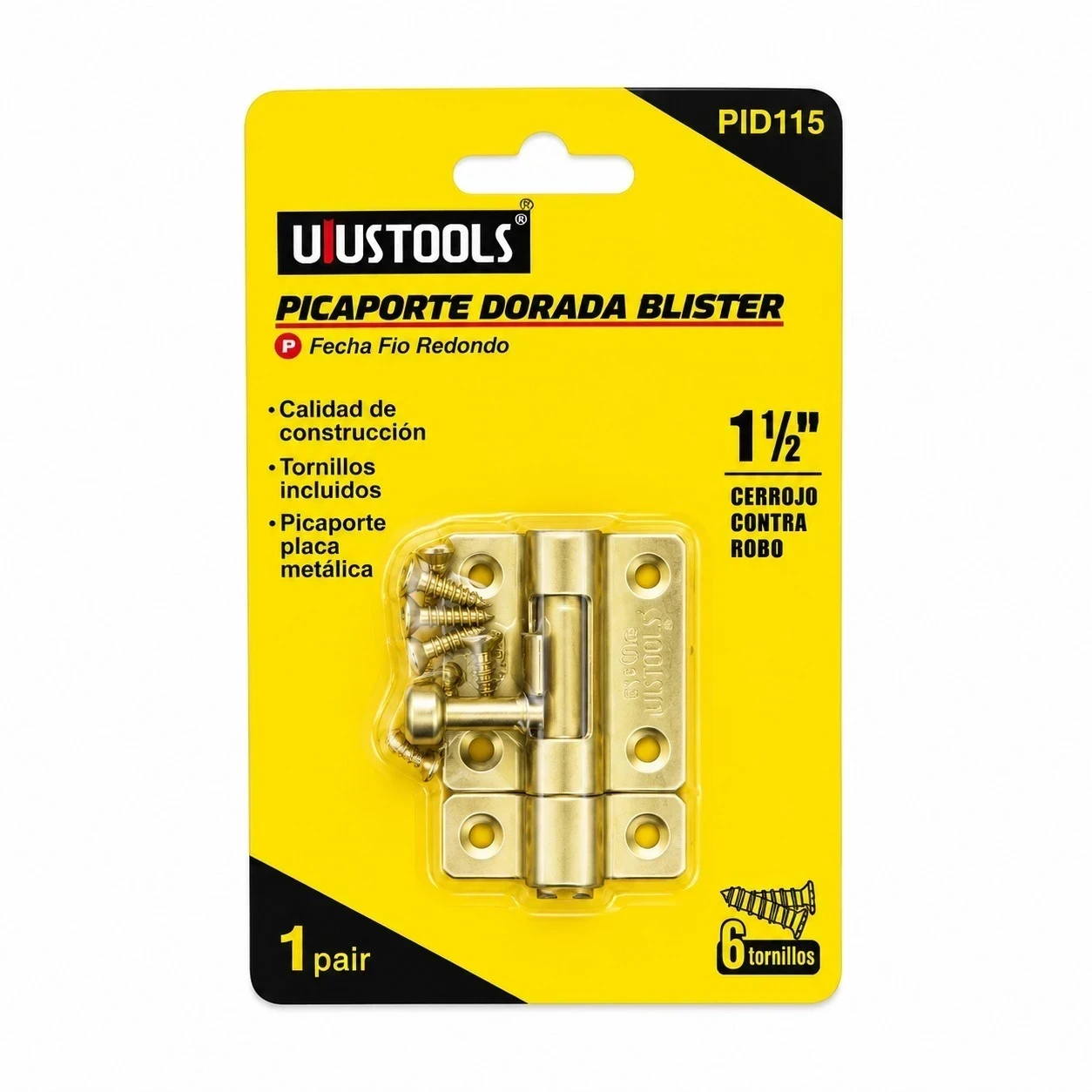 Pasador Muser Dorado 