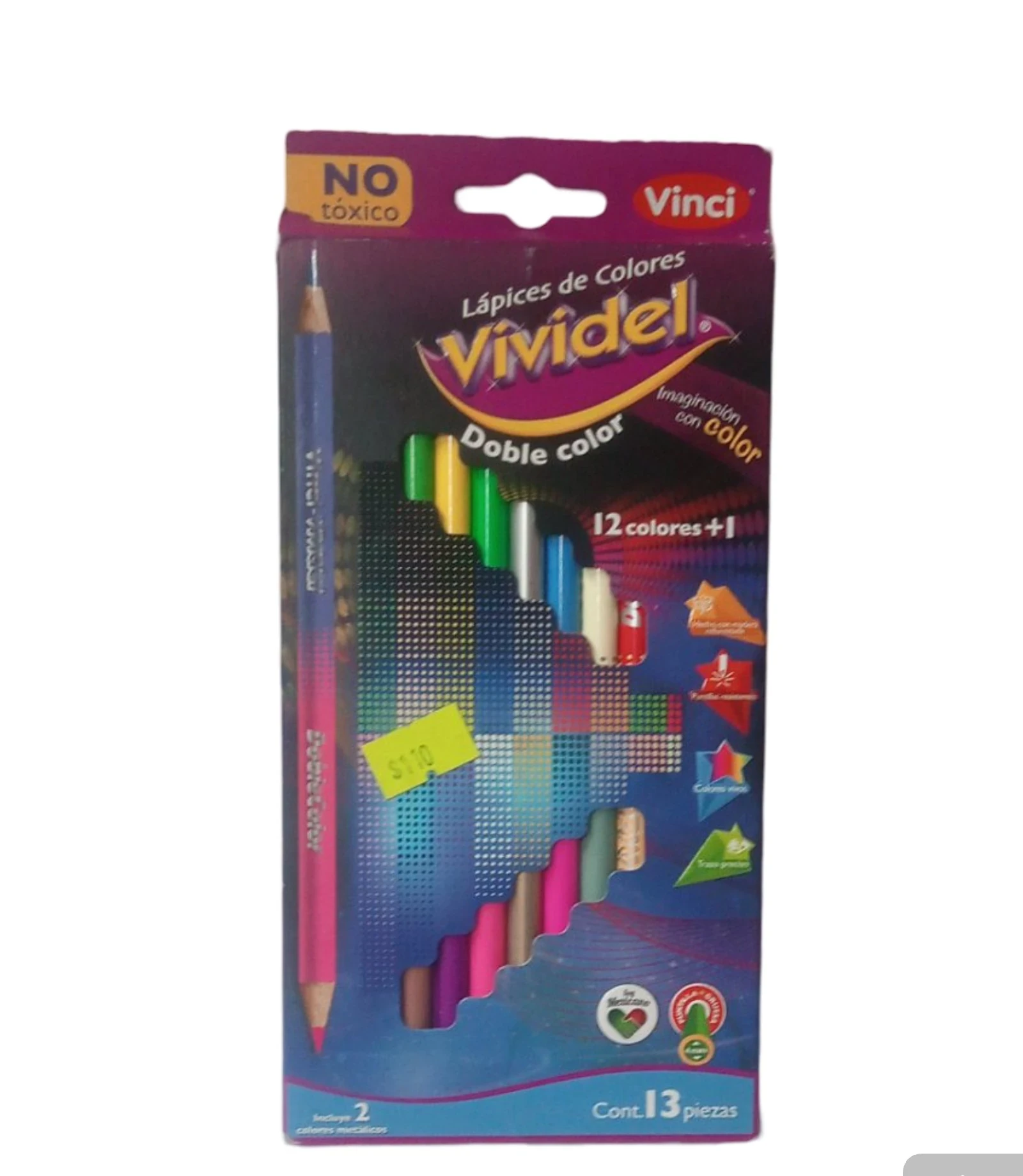 Vividel doble color 24 pzas